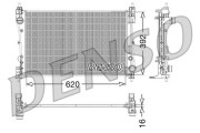 DRM09115 Chladič, chlazení motoru DENSO