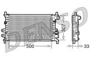 DRM10027 Chladič, chlazení motoru DENSO