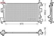 DRM10114 Chladič, chlazení motoru DENSO