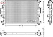 DRM10125 Chladič, chlazení motoru DENSO