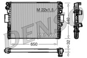 DRM12005 DENSO chladič motora DRM12005 DENSO