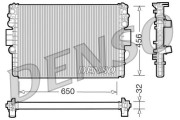 DRM12006 DENSO chladič motora DRM12006 DENSO