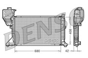 DRM17011 Chladič, chlazení motoru DENSO