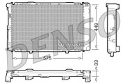 DRM17066 Chladič, chlazení motoru DENSO