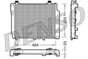 DRM17074 Chladič, chlazení motoru DENSO