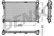 DRM17082 Chladič, chlazení motoru DENSO