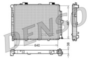 DRM17086 Chladič, chlazení motoru DENSO