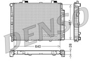 DRM17088 DENSO chladič motora DRM17088 DENSO