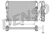 DRM17091 Chladič, chlazení motoru DENSO