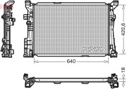 DRM17096 Chladič, chlazení motoru DENSO