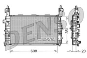 DRM20093 DENSO chladič motora DRM20093 DENSO