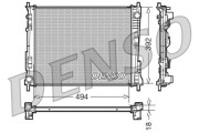 DRM23079 Chladič, chlazení motoru DENSO