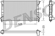 DRM32024 DENSO chladič motora DRM32024 DENSO