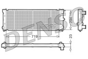 DRM32026 Chladič, chlazení motoru DENSO