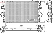 DRM32040 Chladič, chlazení motoru DENSO