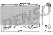 DRM40020 Chladič, chlazení motoru DENSO