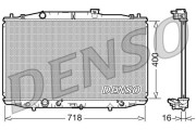 DRM40024 Chladič, chlazení motoru DENSO