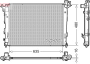 DRM41006 Chladič, chlazení motoru DENSO