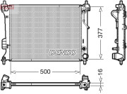 DRM41013 DENSO chladič motora DRM41013 DENSO