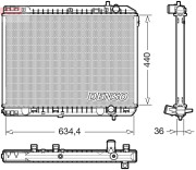 DRM43008 Chladič, chlazení motoru DENSO