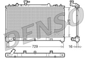 DRM44023 Chladič, chlazení motoru DENSO