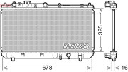 DRM44032 Chladič, chlazení motoru DENSO