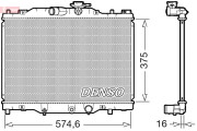 DRM44043 Chladič, chlazení motoru DENSO