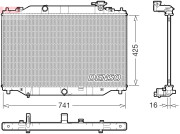 DRM44053 Chladič, chlazení motoru DENSO