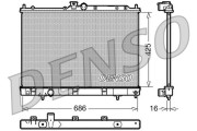 DRM45031 Chladič, chlazení motoru DENSO