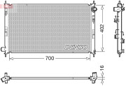 DRM45040 Chladič, chlazení motoru DENSO