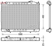 DRM46050 Chladič, chlazení motoru DENSO