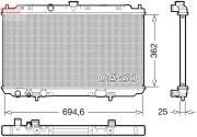 DRM46073 Chladič, chlazení motoru DENSO