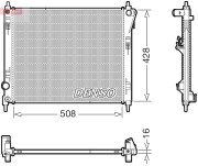 DRM46075 Chladič, chlazení motoru DENSO