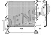 DRM50048 Chladič, chlazení motoru DENSO