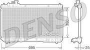 DRM50063 Chladič, chlazení motoru DENSO