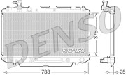 DRM50064 Chladič, chlazení motoru DENSO