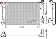 DRM50118 DENSO chladič motora DRM50118 DENSO