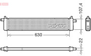 DRM51013 Chladič, chlazení motoru DENSO