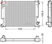 DRM51014 DENSO chladič motora DRM51014 DENSO