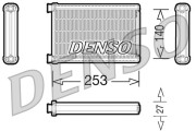 DRR05005 DENSO výmenník tepla vnútorného kúrenia DRR05005 DENSO