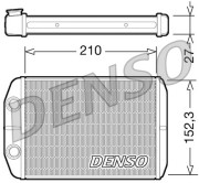 DRR09073 DENSO výmenník tepla vnútorného kúrenia DRR09073 DENSO