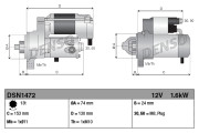 DSN1472 Startér DENSO