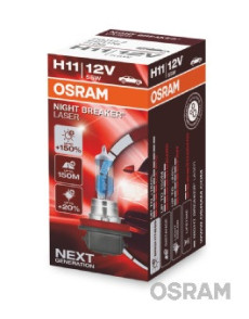 64211NL Autožárovka H11 55W PGJ19-2 Night Breaker Laser ams-OSRAM