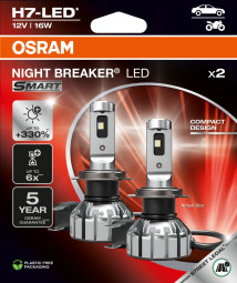 64210DWNBSM-2HB Zarovka, dalkovy svetlomet NIGHT BREAKER® LED SMART H7 ams-OSRAM