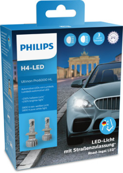 11342U6000X2 Zárovka Ultinon Pro6000 H4-LED PHILIPS