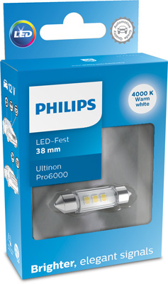 11854WU60X1 Zarovka, bezp. svetla dveri Ultinon Pro6000 LED-SI PHILIPS