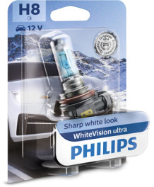 12360WVUB1 PHILIPS Žárovka H8 (řada WhiteVision ultra) | 12V 35W | 12360WVUB1 PHILIPS