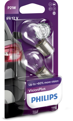 12498VPB2 Žárovka, přídavné brzdové světlo VisionPlus PHILIPS