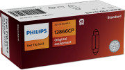 13866CP PHILIPS Žárovka T10.5x43 (C5W/C10W) (řada Standard) | 24V 10W | 13866CP PHILIPS