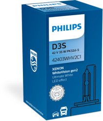 42403WHV2C1 PHILIPS Xenonová výbojka D3S (řada Xenon WhiteVision gen2) | 42V 35W | 5000K | 42403WHV2C1 PHILIPS